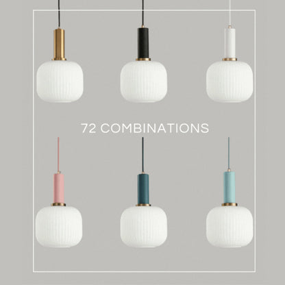 Sleek Glass Drop Pendant Light for Home Decor
