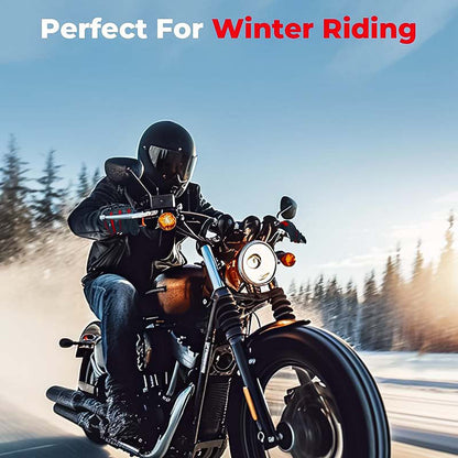 Warm Waterproof Motorcycle Gloves for Cold Weather