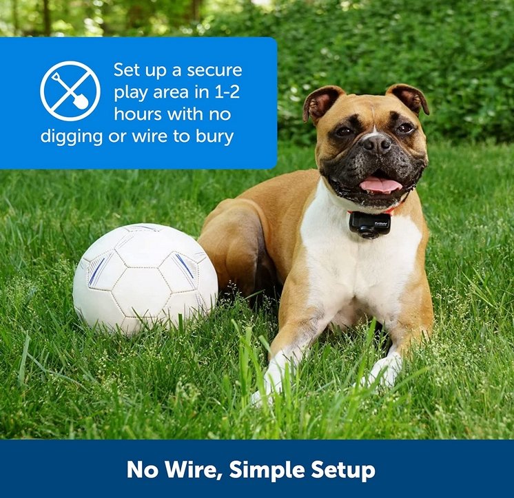 Pet Safe Wireless Dog Collar Rechargeable Fence System