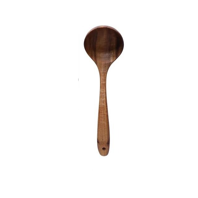 Natural Wood Cooking Utensil Set