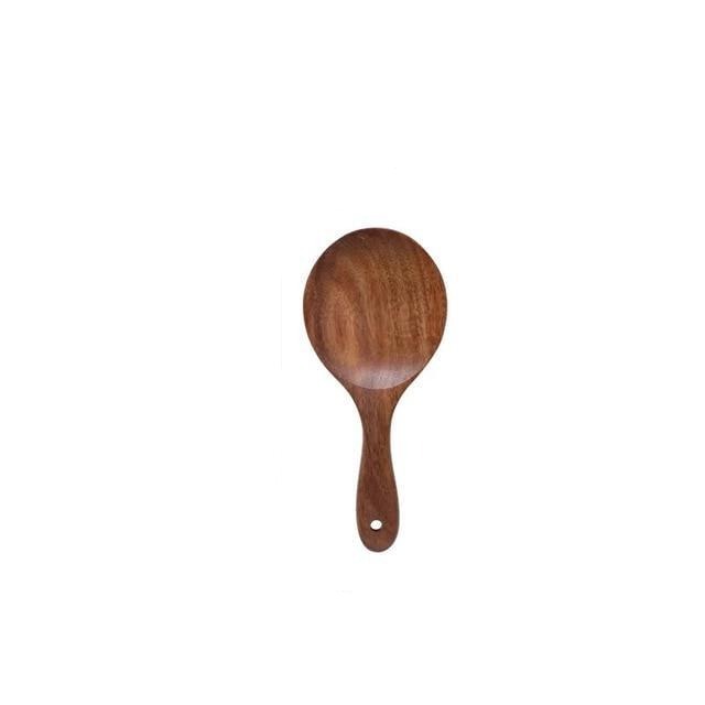 Natural Wood Cooking Utensil Set