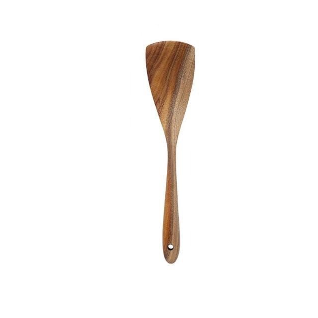 Natural Wood Cooking Utensil Set
