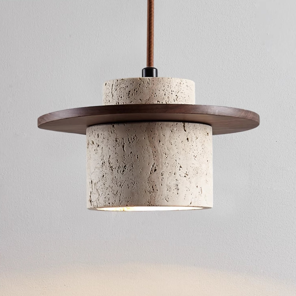 Classic Stone Pendant Light With Soft Matte Finish