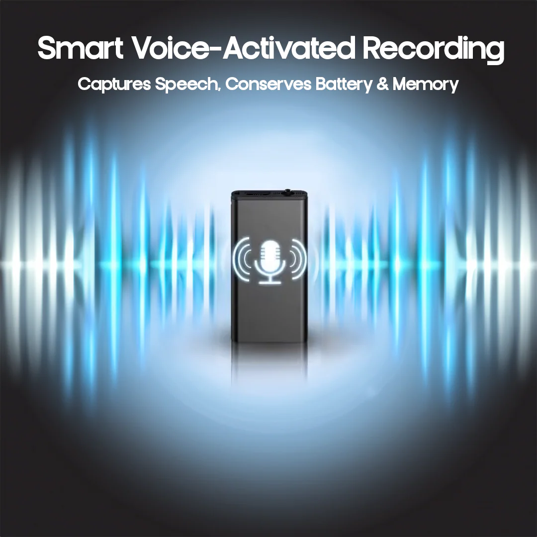 Small Portable Digital Voice Recorder On The Go