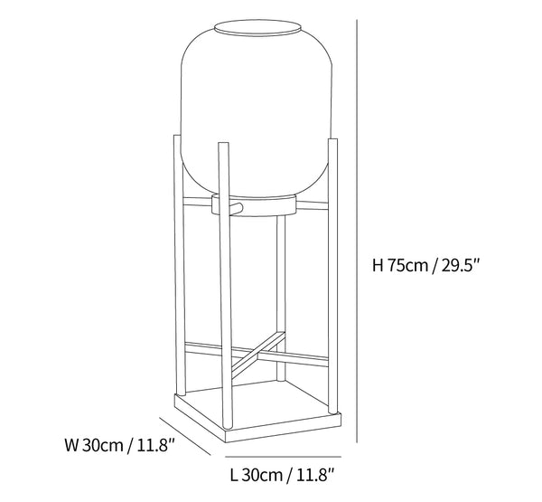 Bright Solar Garden Lamp Stainless Steel Glass