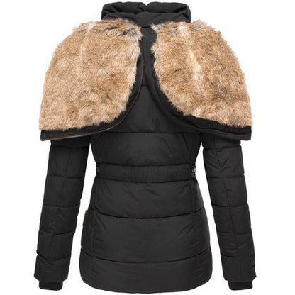 Cold Weather Insulated Snow Jacket with Hood