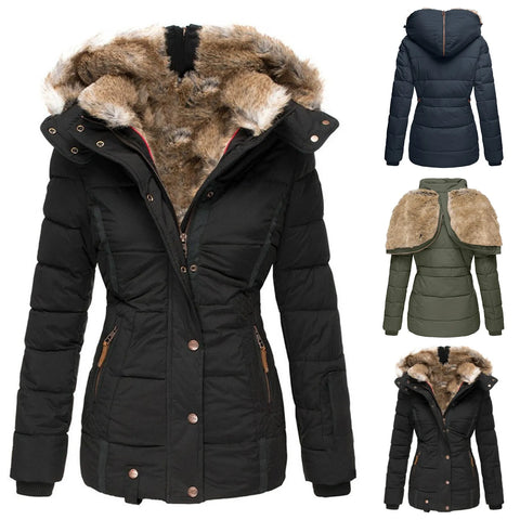 Cold Weather Insulated Snow Jacket with Hood