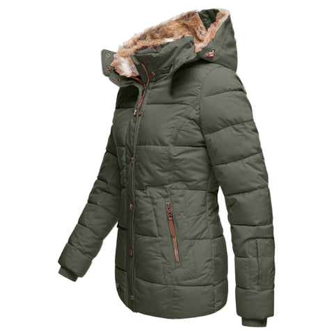 Cold Weather Insulated Snow Jacket with Hood