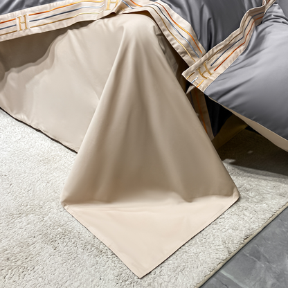 Luxury Soft Embroidered 4 Piece Bed Sheet Set
